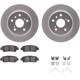 Purchase Top-Quality DYNAMIC FRICTION COMPANY - 4512-76115 - Rear Disc Brake Kit pa5