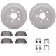 Purchase Top-Quality DYNAMIC FRICTION COMPANY - 4512-76132 - Rear Disc Brake Kit pa4