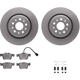 Purchase Top-Quality DYNAMIC FRICTION COMPANY - 4512-79007 - Rear Disc Brake Kit pa3