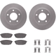 Purchase Top-Quality DYNAMIC FRICTION COMPANY - 4512-80056 - Rear Disc Brake Kit pa2