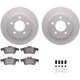 Purchase Top-Quality DYNAMIC FRICTION COMPANY - 4512-80062 - Rear Disc Brake Kit pa4