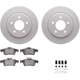 Purchase Top-Quality DYNAMIC FRICTION COMPANY - 4512-80065 - Rear Disc Brake Kit pa4