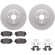 Purchase Top-Quality DYNAMIC FRICTION COMPANY - 4512-80101 - Disc Brake Kit pa4