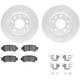 Purchase Top-Quality DYNAMIC FRICTION COMPANY - 4512-80104 - Rear Disc Brake Kit pa5