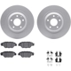Purchase Top-Quality DYNAMIC FRICTION COMPANY - 4512-80106 - Rear Disc Brake Kit pa1