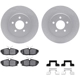 Purchase Top-Quality DYNAMIC FRICTION COMPANY - 4512-99040 - Rear Disc Brake Kit pa1