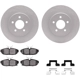 Purchase Top-Quality DYNAMIC FRICTION COMPANY - 4512-99040 - Rear Disc Brake Kit pa4