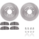 Purchase Top-Quality DYNAMIC FRICTION COMPANY - 4512-99052 - Rear Disc Brake Kit pa3