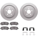 Purchase Top-Quality DYNAMIC FRICTION COMPANY - 4512-99072 - Rear Disc Brake Kit pa4