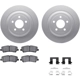 Purchase Top-Quality DYNAMIC FRICTION COMPANY - 4512-99075 - Rear Disc Brake Kit pa1