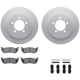 Purchase Top-Quality DYNAMIC FRICTION COMPANY - 4512-99158 - Rear Disc Brake Kit pa1