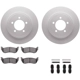 Purchase Top-Quality DYNAMIC FRICTION COMPANY - 4512-99158 - Rear Disc Brake Kit pa2