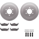 Purchase Top-Quality DYNAMIC FRICTION COMPANY - 4512-99171 - Rear Disc Brake Kit pa5