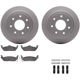 Purchase Top-Quality DYNAMIC FRICTION COMPANY - 4512-99172 - Rear Disc Brake Kit pa2