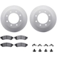 Purchase Top-Quality DYNAMIC FRICTION COMPANY - 4512-99185 - Rear Disc Brake Kit pa1