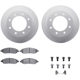 Purchase Top-Quality DYNAMIC FRICTION COMPANY - 4512-99186 - Rear Disc Brake Kit pa1