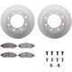 Purchase Top-Quality DYNAMIC FRICTION COMPANY - 4512-99186 - Rear Disc Brake Kit pa5