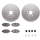 Purchase Top-Quality DYNAMIC FRICTION COMPANY - 4512-99215 - Rear Disc Brake Kit pa4