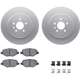 Purchase Top-Quality DYNAMIC FRICTION COMPANY - 4512-99216 - Rear Disc Brake Kit pa1