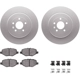 Purchase Top-Quality DYNAMIC FRICTION COMPANY - 4512-99216 - Rear Disc Brake Kit pa2