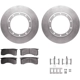 Purchase Top-Quality DYNAMIC FRICTION COMPANY - 4512-99232 - Rear Disc Brake Kit pa4