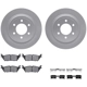 Purchase Top-Quality DYNAMIC FRICTION COMPANY - 4512-99244 - Rear Disc Brake Kit pa1