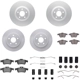 Purchase Top-Quality DYNAMIC FRICTION COMPANY - 4514-54035 - Disc Brake Kit pa6