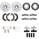 Purchase Top-Quality DYNAMIC FRICTION COMPANY - 4514-54199 - Geospec Rotors with 5000 Advanced Brake Pads pa1