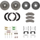 Purchase Top-Quality DYNAMIC FRICTION COMPANY - 4514-54208 - Rear Disc Brake Kit pa2