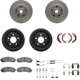 Purchase Top-Quality DYNAMIC FRICTION COMPANY - 4514-54221 - Rear Disc Brake Kit pa1