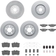 Purchase Top-Quality DYNAMIC FRICTION COMPANY - 4514-74001 - Front and Rear Brake Kit pa10