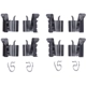 Purchase Top-Quality DYNAMIC FRICTION COMPANY - 4514-76068 - Front and Rear Disc Brake Kit pa2