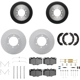 Purchase Top-Quality DYNAMIC FRICTION COMPANY - 4514-76073 - Rear Disc Brake Kit pa2