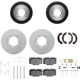 Purchase Top-Quality DYNAMIC FRICTION COMPANY - 4514-76074 - Rear Disc Brake Kit pa2
