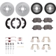Purchase Top-Quality DYNAMIC FRICTION COMPANY - 4514-76080 - Rear Disc Brake Kit pa1