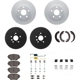 Purchase Top-Quality DYNAMIC FRICTION COMPANY - 4514-76082 - Rear Disc Brake Kit pa2