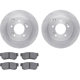 Purchase Top-Quality DYNAMIC FRICTION COMPANY - 6302-03018 - Rear Disc Brake Kit pa2