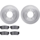 Purchase Top-Quality DYNAMIC FRICTION COMPANY - 6302-21019 - Rear Disc Brake Kit pa1