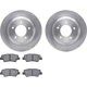 Purchase Top-Quality DYNAMIC FRICTION COMPANY - 6302-21033 - Rear Disc Brake Kit pa2