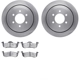 Purchase Top-Quality DYNAMIC FRICTION COMPANY - 6302-54193 - Rear Disc Brake Kit pa1