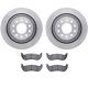 Purchase Top-Quality DYNAMIC FRICTION COMPANY - 6302-55005 - 3000-Series Ceramic Brake Pads Kit pa2