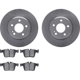 Purchase Top-Quality DYNAMIC FRICTION COMPANY - 6302-63187 - Rear Disc Brake Kit pa2