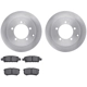 Purchase Top-Quality DYNAMIC FRICTION COMPANY - 6302-72084 - Rear Disc Brake Kit pa1