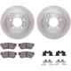 Purchase Top-Quality Rear Disc Brake Kit by DYNAMIC FRICTION COMPANY - 6312-03018 pa3