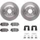 Purchase Top-Quality DYNAMIC FRICTION COMPANY - 6312-03087 - Rear Disc Brake Kit pa4
