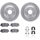 Purchase Top-Quality DYNAMIC FRICTION COMPANY - 6312-03090 - Rear Disc Brake Kit pa1