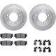 Purchase Top-Quality DYNAMIC FRICTION COMPANY - 6312-21019 - Rear Disc Brake Kit pa1