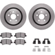 Purchase Top-Quality DYNAMIC FRICTION COMPANY - 6312-27068 - Rear Disc Brake Kit pa5