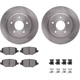 Purchase Top-Quality DYNAMIC FRICTION COMPANY - 6312-40099 - Rear Disc Brake Kit pa3