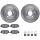 Purchase Top-Quality DYNAMIC FRICTION COMPANY - 6312-40100 - Rear Disc Brake Kit pa1